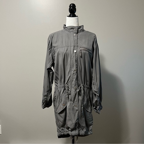 InWear Long Lightweight Parka Gray - Picture 1 of 13
